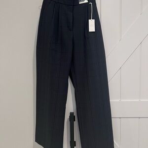 BNWT A&F Sloane Tailored Wide-Leg Pant